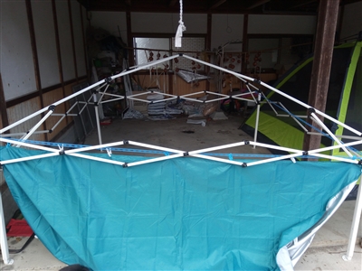 雨キャンプでのテント、タープの雨対策（実体験レビュー）